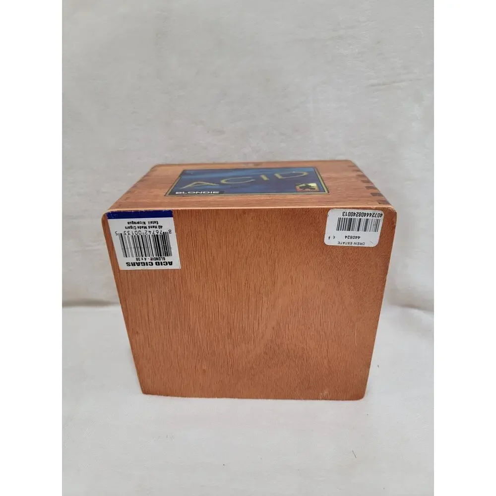 Biker Box - Acid Cigars Blondie Wooden Cigar Box By Drew Estate